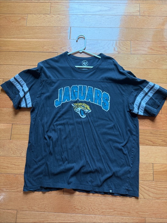 47 Other - 47 Brand Jaguars Tee - Black with Teal & Gold Logo